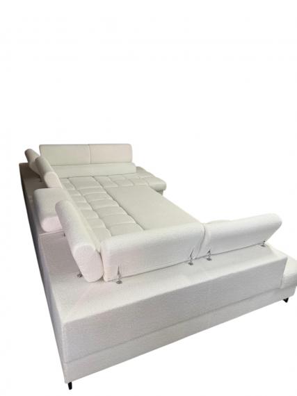 Photo SOFA BED - TWO STORAGE COMPARTMENTS - WHITE - 340X200 - DUBAI U NEW 2025