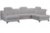 Foto SOFÁ CAMA CON ARCÓN FORMA DE U 320 CM X 206 CM SALSA GRIS CLARO