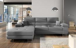 SOFÁ CAMA CON ARCÓN 289 CM X 203 CM ARMANDO GRIS POLIPIEL