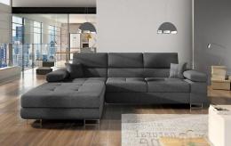 SOFÁ CAMA CON ARCÓN 289 CM X 203 CM ARMANDO GRIS OSCURO