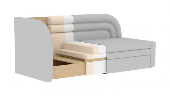 Foto SOFÁ CAMA 223 CM FABILLO BEIGE