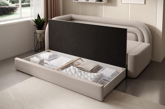 Foto SOFÁ CAMA 223 CM FABILLO BEIGE