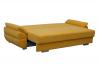 Foto Sofá cama grande convertible de calidad - BENITA, Amarillo, 250 cm