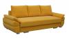 Foto Sofá cama grande convertible de calidad - BENITA, Amarillo, 250 cm