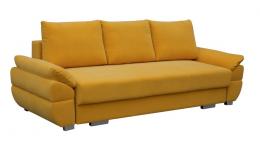 Sofá cama grande convertible de calidad - BENITA, Amarillo, 250 cm