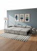 Foto Sofá cama lineal 5 plazas USB type-C portavasos 320cm - COSTA R