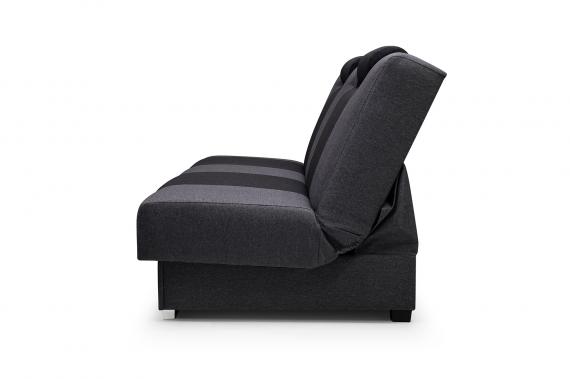 Foto SOFÁ CAMA ÚNICO CON REPOSACABEZAS AJUSTABLES 200 CM ANTONIO GRIS/GRIS OSCURO