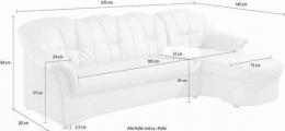 Sofá cama Artículo No. 6911136039 - PAPENBURG