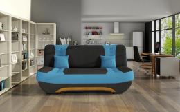 SOFÁ CAMA PLEGABLE COMPACTO 194 CM EWA AZUL