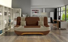SOFÁ CAMA PLEGABLE COMPACTO 194 CM EWA MARRÓN