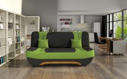 SOFÁ CAMA PLEGABLE COMPACTO 194 CM EWA VERDE