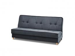 SOFÁ CAMA PLEGABLE COMPACTO 192 CM RIVA GRIS OSCURO