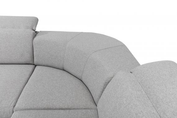 Photo Corner sofa bed with storage - Federico, Gray, 268x268