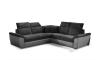 Photo Corner sofa bed with storage - Federico, Dark Gray/Light Gray, 268x268