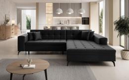 SOFÁ CAMA 292 CM X 196 CM SOLANGE NEGRO