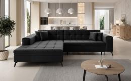 SOFÁ CAMA 292 CM X 196 CM SOLANGE NEGRO