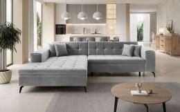 SOFÁ CAMA 292 CM X 196 CM SOLANGE GRIS CLARO