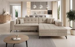 SOFÁ CAMA 292 CM X 196 CM SOLANGE BEIGE