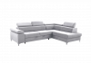 Foto Sofá cama rinconera con arcón - Madryt, Gris claro, 280x205