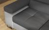 Foto Sofá cama rinconera con arcón tapizado en tela terciopelo-gris/gris claro-272cmx203cm OFERTA - ANTON