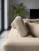 Photo Corner sofa bed with storage upholstered in fabric - Anton, Fabric, Light Gray, 272x203