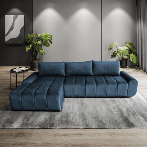 Foto SOFÁ CAMA CON ARCÓN 290 CM X 169 CM MARS L AZUL OSCURO VOQUE 13