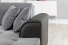 Photo Corner sofa bed - Damario, Pink fabric / Gray fabric, 340 cm x 190cm