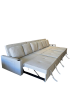 Foto Sofá cama lineal 6 plazas USB TYPE-C portavasos 363 cm - COSTA R