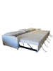 Foto Sofá cama lineal 6 plazas USB TYPE-C portavasos 363 cm - COSTA R