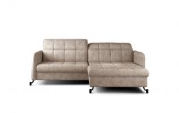 SOFÁ CAMA CON ARCÓN PATAS ALTAS CHAISE LONGUE 225 CM X 160 CM LORELLE BEIGE