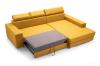 Photo Chaise longue sofa bed with reclining headrests - 263x178 -  MÉXICO DE LUX - Yellow