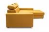 Photo Chaise longue sofa bed with reclining headrests - 263178 - MÉXICO DE LUX - Light Gray / Black