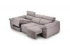Foto SOFÁ CHAISE LONGUE CON ASIENTOS DESLIZANTES DE VISCOELÁSTICA 280 CM X 157 CM BOLONIA BEIGE