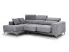 Foto SOFÁ CHAISE LONGUE CON ASIENTOS DESLIZANTES DE VISCOELÁSTICA 280 CM X 173 CM BOSTON BEIGE