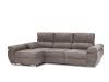 Foto SOFÁ CHAISE LONGUE CON ASIENTOS DESLIZANTES Y ARCÓN 280 CM X 140 CM NOA BEIGE
