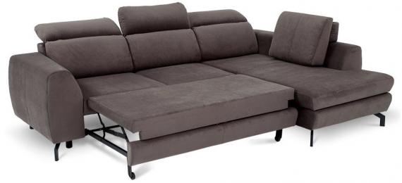 Foto SOFÁ CAMA CON ARCÓN CABEZALES RECLINABLES 266 CM X 182 CM TYBET VERDE