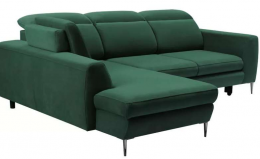 SOFÁ CAMA CON ARCÓN CABEZALES RECLINABLES 266 CM X 182 TYBET VERDE
