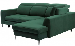 SOFÁ CAMA CON ARCÓN CABEZALES RECLINABLES 266 CM X 182 TYBET VERDE
