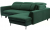 SOFÁ CAMA CON ARCÓN CABEZALES RECLINABLES 266 CM X 182 CM TYBET VERDE