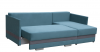 Foto SOFÁ CAMA CON DOS ARCÓNES 220 CM X 146 CM KOLIBER GRIS/AZUL TELA
