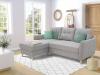 Foto SOFÁ CAMA CON PUF 229 CM X 153 CM AREO GRIS CLARO