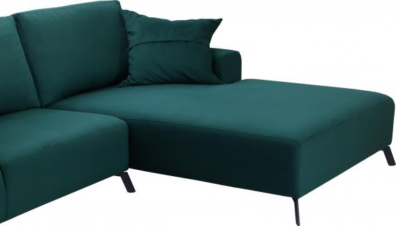 Foto SOFÁ CHAISELONGUE GRANDE CON PATAS ALTAS 312 CM X 189 CM FIRAGO GRIS OSCURO