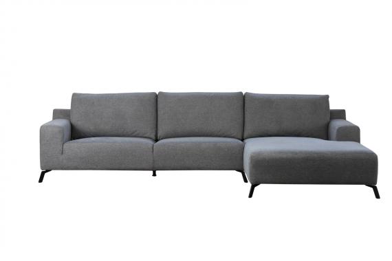 Foto SOFÁ CHAISELONGUE GRANDE CON PATAS ALTAS 312 CM X 189 CM FIRAGO GRIS OSCURO