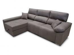SOFÁ RELAX ELÉCTRICO CON DOS ASIENTOS MOTORIZADOS 286 CM X 166 VALENCIA MARRÓN
