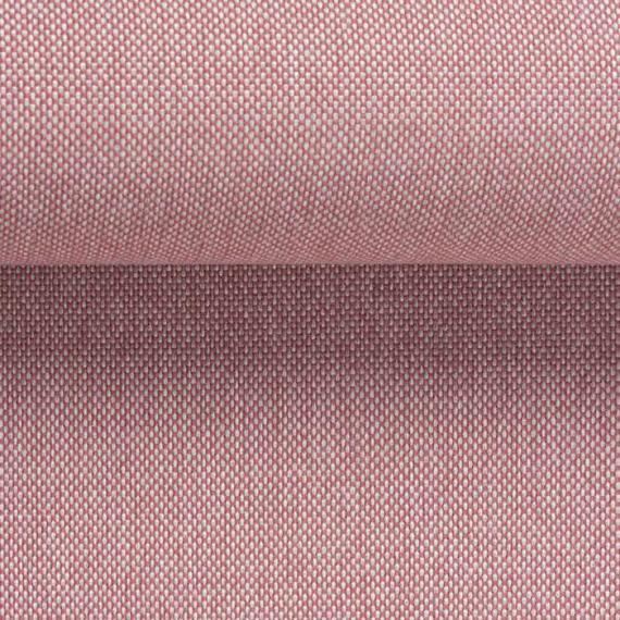 Photo Upholstered chaise longue sofa convertible into a bed - MARTÍN, Pink / White, 260cm x 177cm