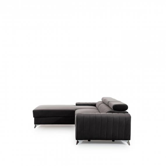 Photo Chaise longue sofa bed - Grayson, Beige