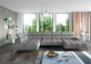 Photo Sofa with power seat - PLAZA XL, Fabric, Gray