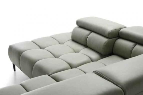 Photo Sofa with power seat - PLAZA XL, Fabric, Olive