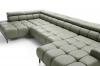 Photo Sofa with power seat - PLAZA XL, Fabric, Olive