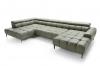 Photo Sofa with power seat - PLAZA XL, Fabric, Olive